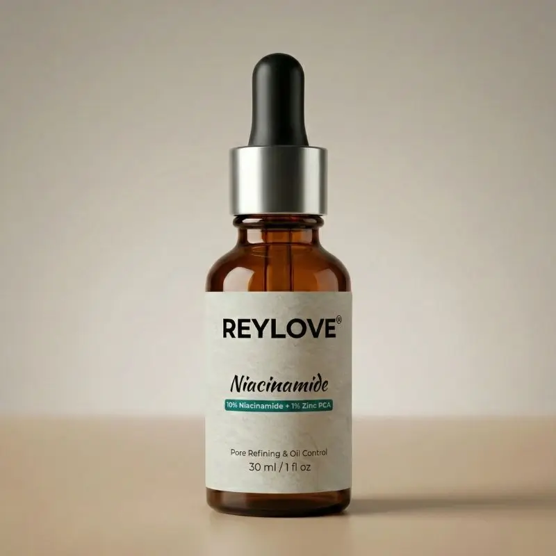 Reylove Niacinamide + Zinc Serum is specially formulated for acne-prone and oily skin. It helps control excess oil, reduce breakouts, minimize open pores, and improve uneven skin texture. Lightweight, fast-absorbing formula suitable for men and women.